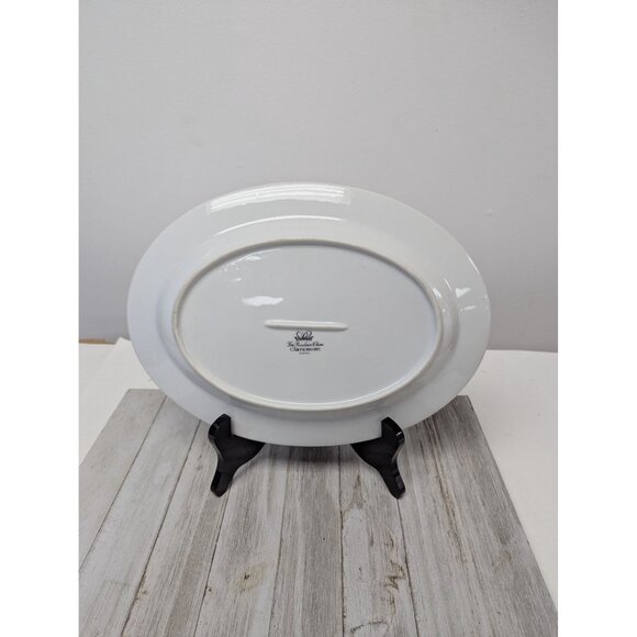 Claremont by Wade Sone Fine Porcelain China Oval Serving Platter 12 3/8" - Picture 6 of 9